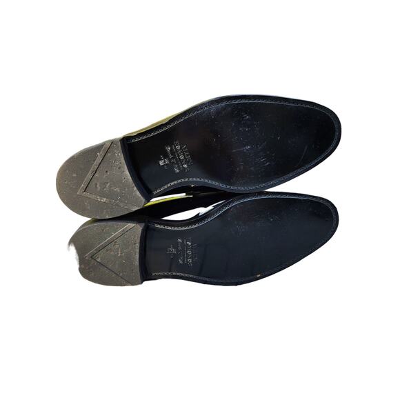 Allen Edmonds James Polished Patent Leather Tuxedo Dress Loafers 12 - Picture 9 of 13